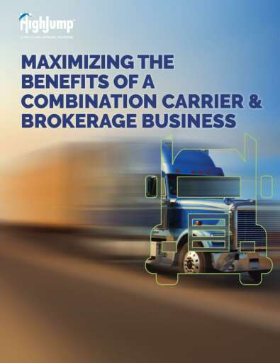 Maximizing the Benefits of a Combination Carrier & Brokerage Business Whitepaper